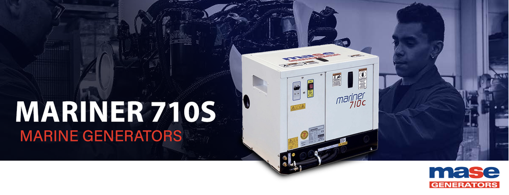 GENERADOR MASE GENERATORS - MARINER 710 S - 7.1 kW - 60Hz - 3600 RPM MARINER - 710S - MAIN